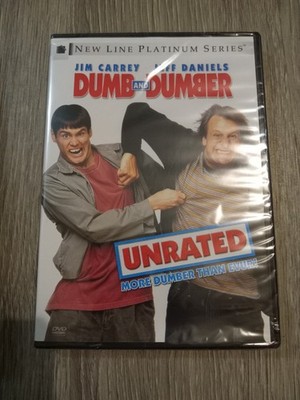 Dumb and Dumber (DVD Unrated) Jim Carrey Jeff Daniels Comedy New Sealed