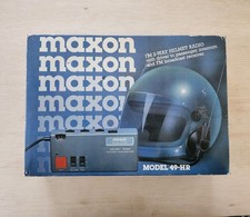 Maxon 49-HR FM 2-Way Helmet Radio Intercom Communicator System Vintage