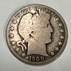 1900-O Barber Silver Half Dollar.  Semi-scarce date.