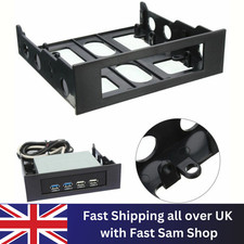 5.25 to 3.5 Hard Drive Drive Bay Front Bay Bracket Adapter,Mount 3.5 Inch