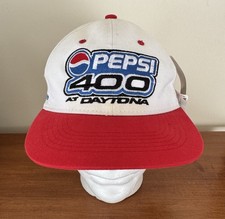 NWT 90s NASCAR 5 Panel SnapBack Pepsi 400 Cap at Daytona Winston Cup Series Hat