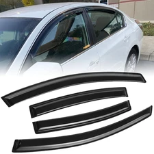 For 2007-2012 Nissan Sentra 4pcs Window Visors Vent Shade Rain Guards Fraklumqna