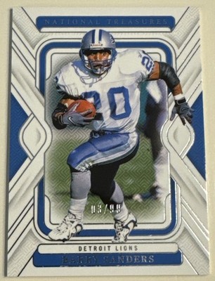 Barry Sanders 2024 Panini National Treasures /99 HOF Detroit Lions