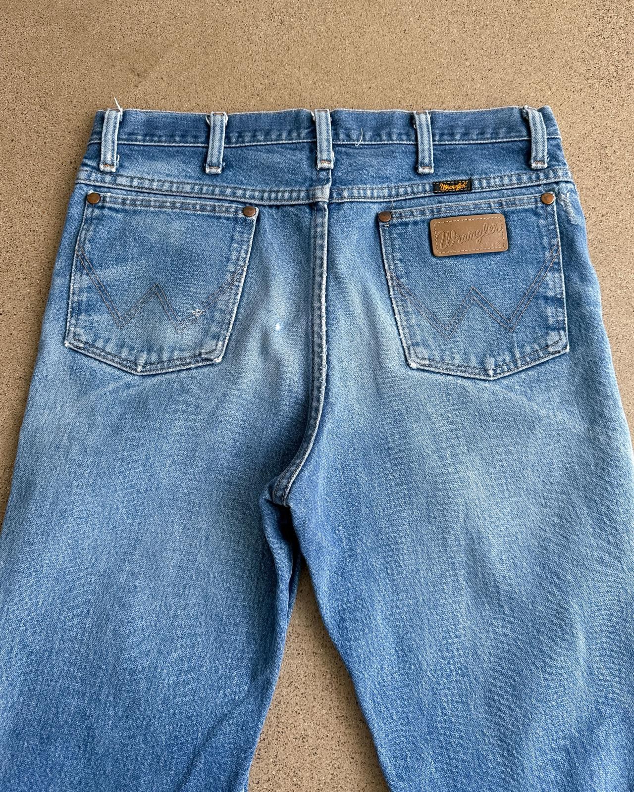 Vintage 90s Wrangler 936 Jeans Distressed Cowboy Cut Men's 32 Western image 7