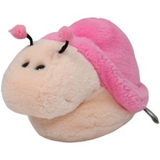 Vintage W. Steinbeck Schnecke Antonella klein, pink Kuscheltier 15cm Gebraucht