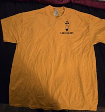 Linkin Park T Shirt XL Carnivores New Yellow Rock Band Tee Metal 