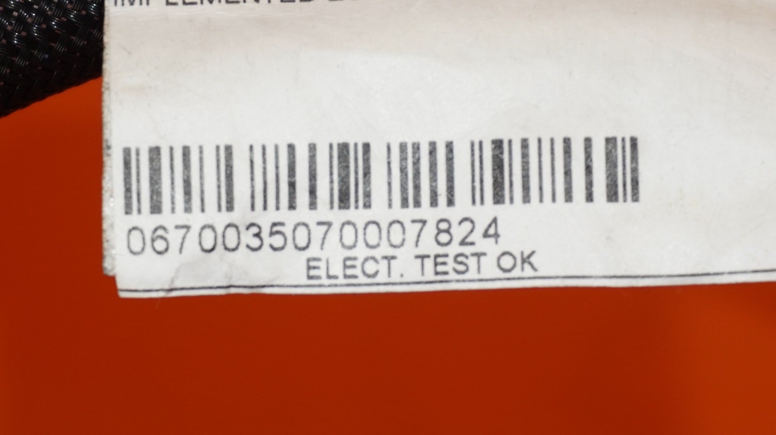 MASERATI GHIBLI BATTERY POSITIVE POLE CABLE 2014 2015 2016 2017 670035070 OEM