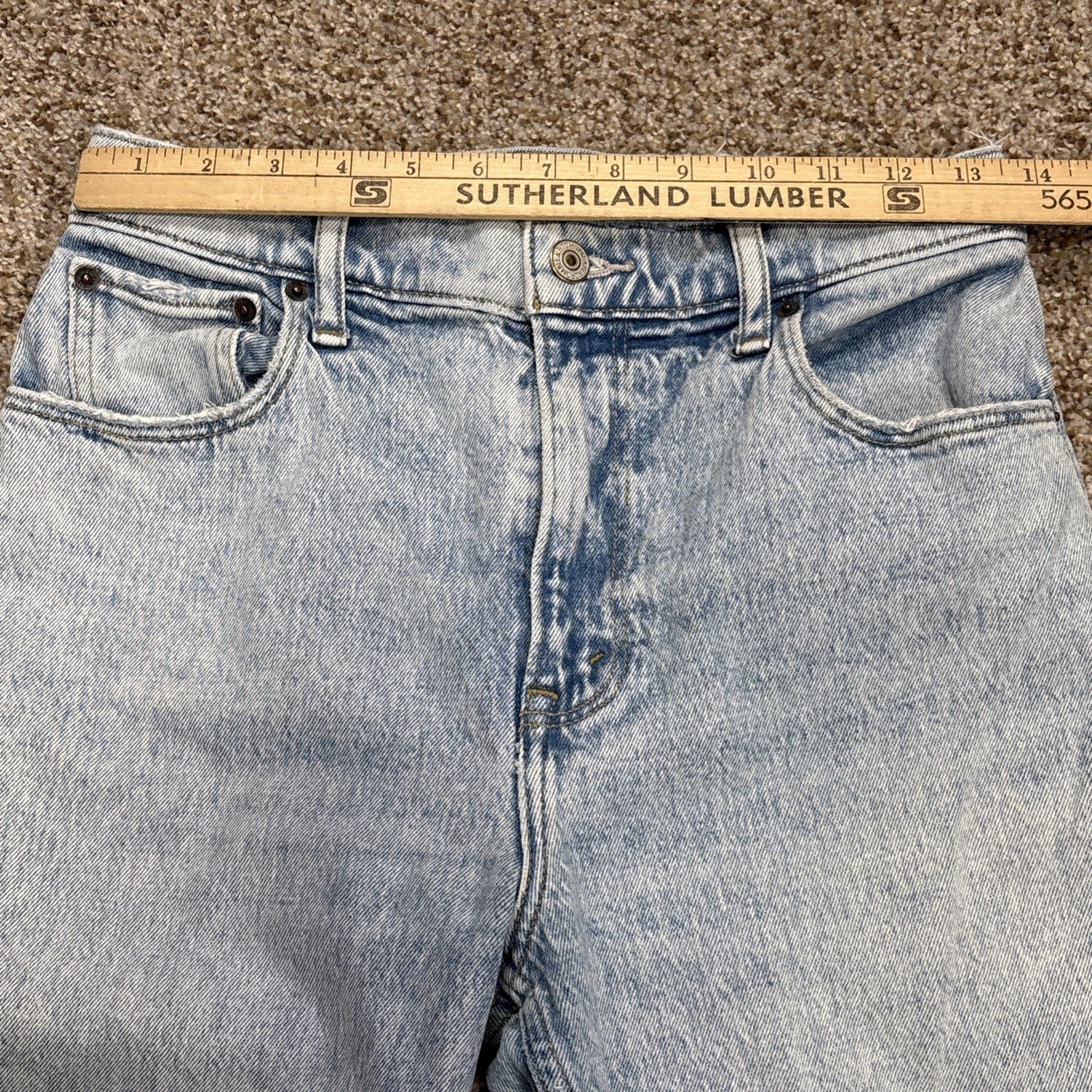 Abercrombie & Fitch The Dad High Rise Jeans Womens 27/4 Fits 27 X 24.5 - View 6