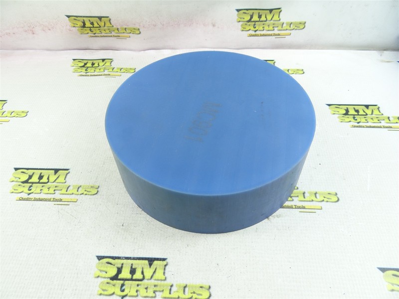 6LB PIECE OF MC901 NYLON 6 MACHINABLE PLASTIC ROUND STOCK 8-1/8" DIA