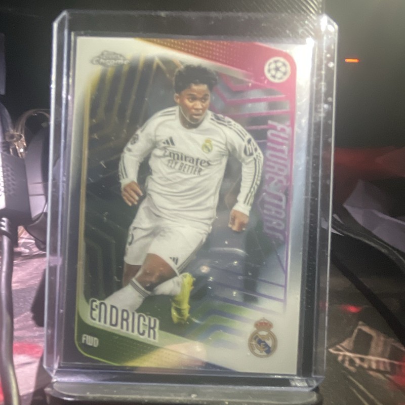 Topps UEFA Champions League Endrick Real Madrid C.F. Futbol Finest #FW10
