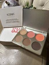 NIB ICONIC LONDON MULTI-USE CREAM BLUSH BRONZE & HIGHLIGHT PALETTE RV $49 H3