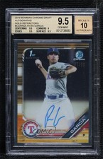 2019 Bowman Draft Chrome Pick Gold Refractor 47/50 Ryan Garcia BGS 9.5 Auto ya6