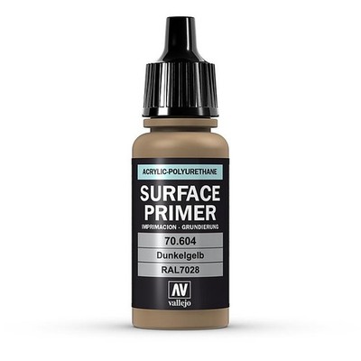 Vallejo 70.604 - Surface Primer - Deutsch Dunkel-Gelb - 17 ml