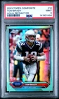 2023 TOPPS COMPOSITE AQUA REFRACTOR #14 TOM BRADY 42/199 PSA 9