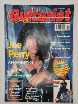 Guitarist Magazine Issue Vol. 10 No. 2 August 1993 Joe Perry  (2 of 2)