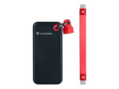 Verbatim Pocket SSD 2TB Keychain with External Cable Port (Tr...
