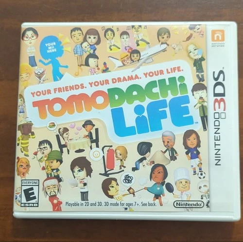 Nintendo Tomodachi Life Nintendo 3DS Simulation Cartridge Case Included 2014