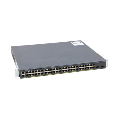 Cisco WS-C2960X-48LPD-L 48-Port RJ-45 PoE+ 2x 10GbE SFP+ C2960X-STACK Switch