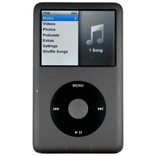 Apple iPod Classic 7th Generation 120GB Black A1238 WORKS/READ 