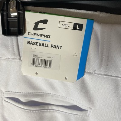 Pantalon Baseball Adulte Champro Blanc XL – Bas Ouvert – Triple Couronne – Neuf Avec Défaut