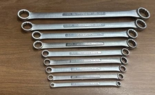 Craftsman USA 9pc SAE Double Box End Wrench Set 1/4" to 1-1/4" VA VV V series