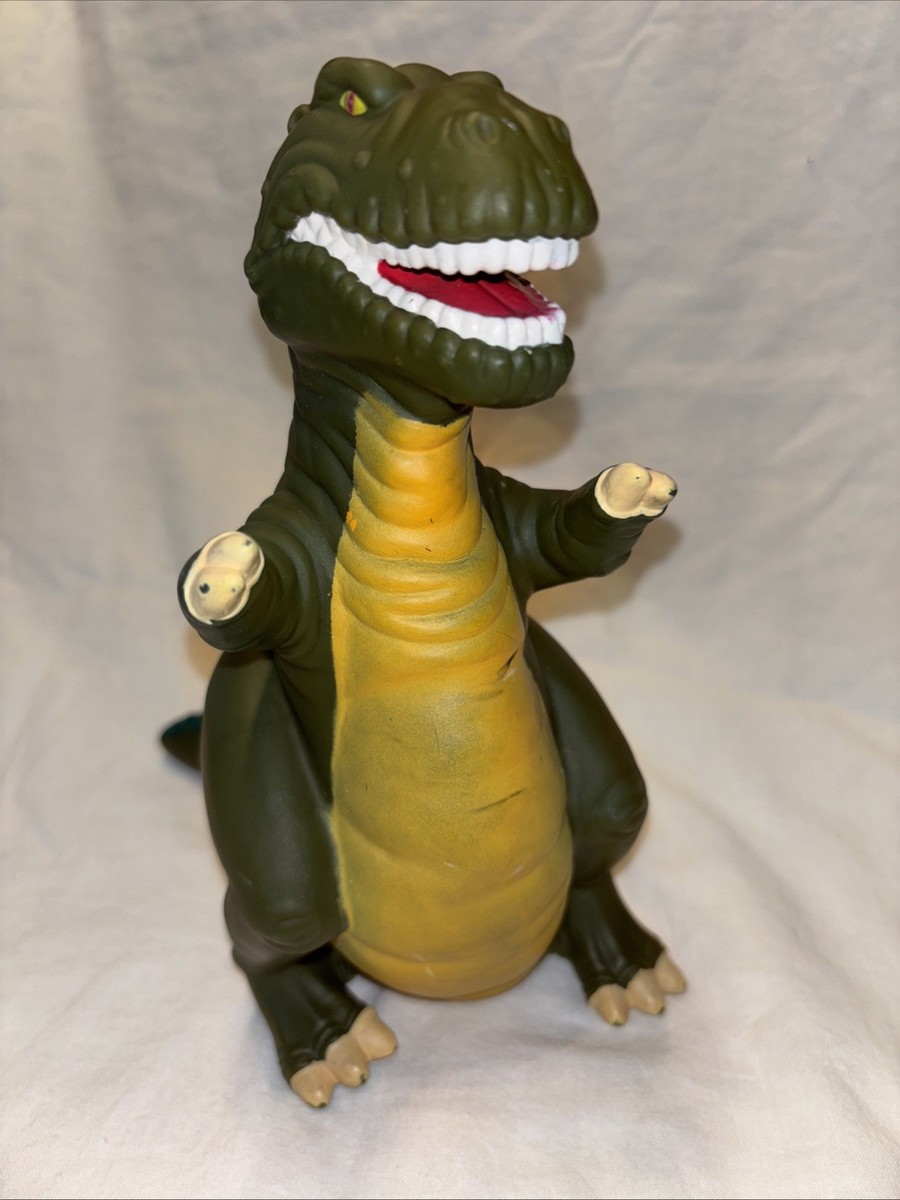 Vintage 1988 Land Before Time T-Rex Sharptooth Pizza Hut Hand