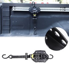 Black Retractable Truck Bed Ratchet Straps For Nissan Frontier 2009-2017