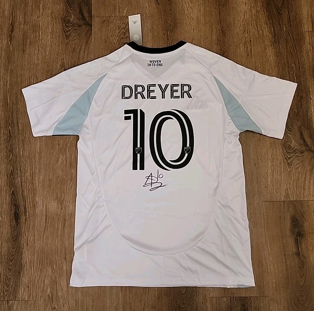 Anders Dreyer Signed White Jersey SDFC Autographed Auto San Diego