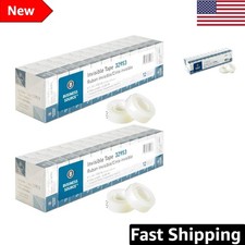 Value Pack of 24 Clear Invisible Tape Rolls - Strong Adhesive for All Uses