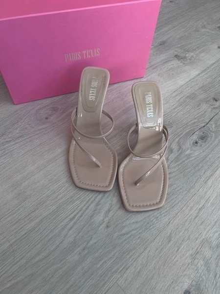 Women Paris Texas Heels Beige Leather 38