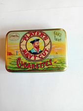 Antique Vintage Players Navy cut Cigarette Tobacco Tin In Mint Condition