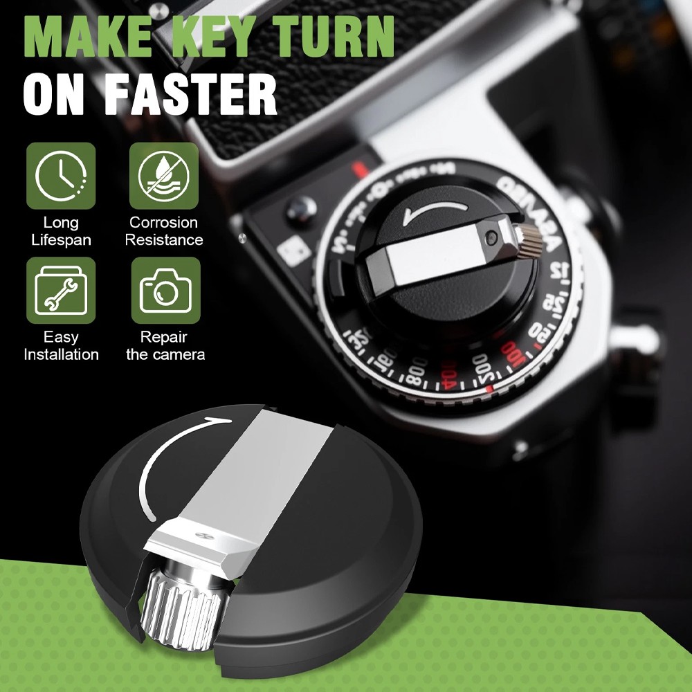 Nikon Film Rewind Knob Repair Assembly Replacement for FM/FE/FM2/FE2/FA/FM3A N8n