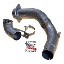 4 Turbo Diesel Exhaust Pipe For 2015-2019 Ford F250 F350 F450 F550 6.7l Diesel