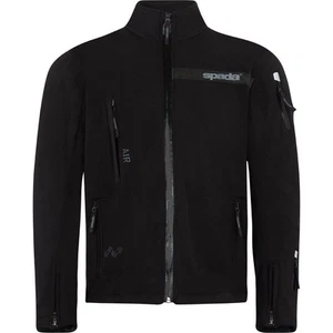Spada Commute Ce Motorcycle Motorbike Textile Jacket Black