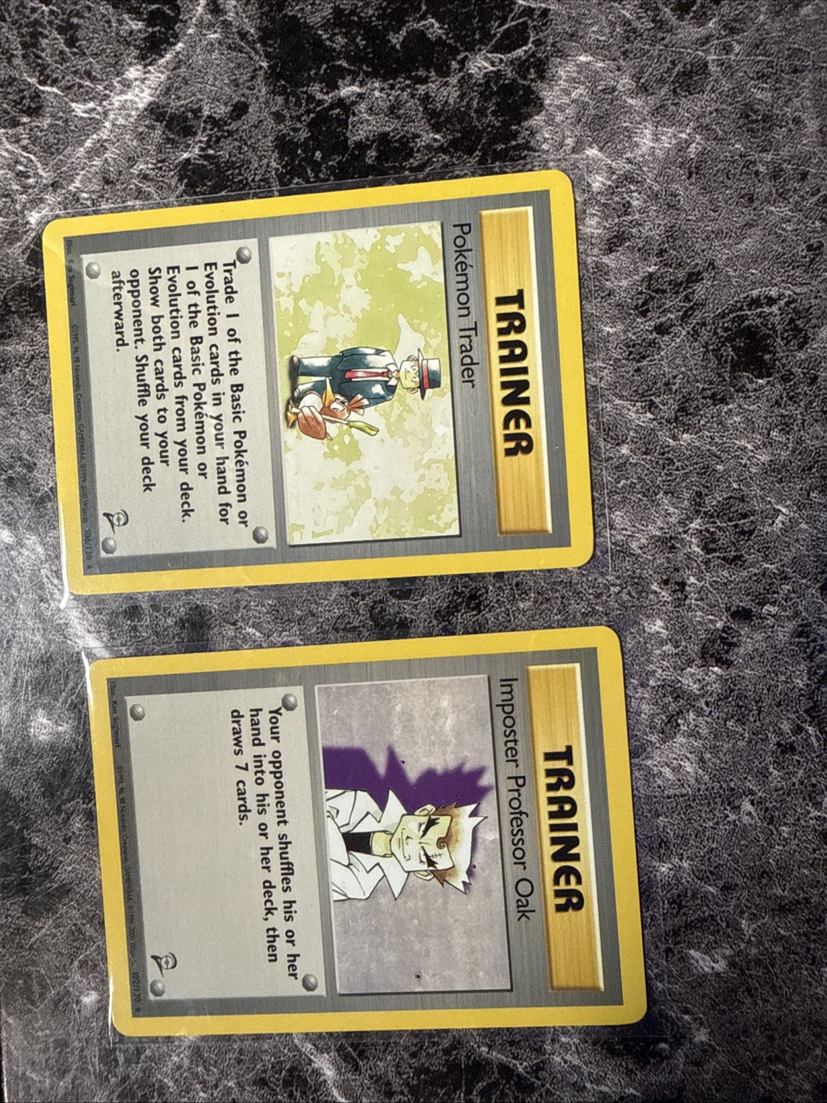 Pokemon Imposter Professor Oak Base Set 2 Regular Card 102/130