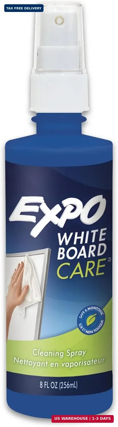 Dry Erase Whiteboard Cleaning Spray, 8oz - Calendar, Organization, Essential Sup