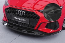 Cup Spoiler Lippe Front Ansatz Carbon Look für Audi A3 8Y S-Line/ S3 8Y CSL483-C