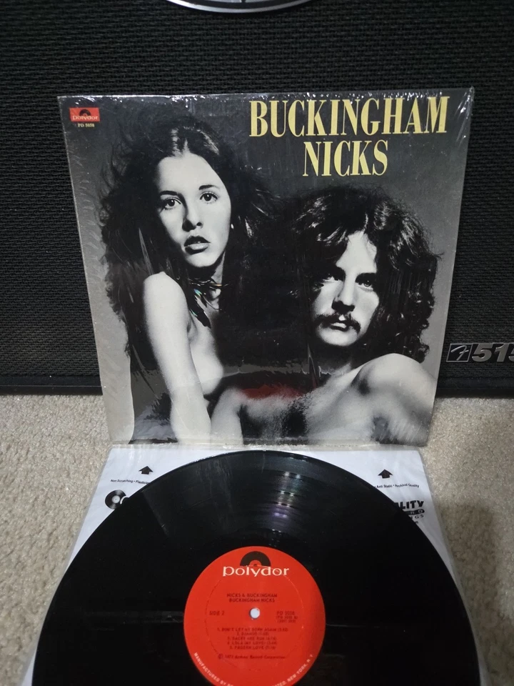 Buckingham Nicks Self Titled Lp Vinyl 1973 1st PRC 'Sterling' Press W/Shrink NM- Foto 2 de 4