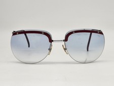 Vintage Playboy Oversized Women  s Sunglasses Blue Gradient Made In Italy 4510