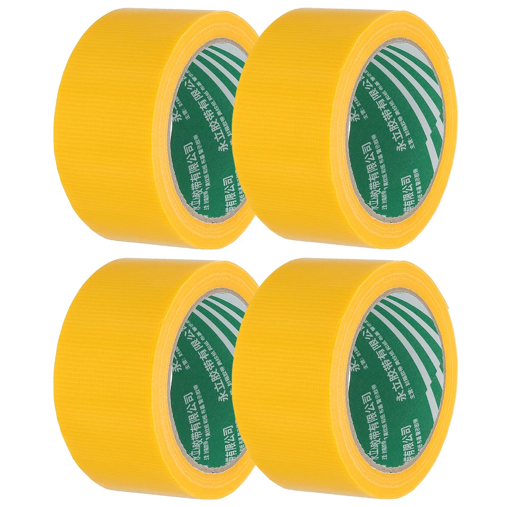 Pickleball Ball Court Marking Tape 66ft, 4Pcs Marking Edge Guard Tape, Yellow