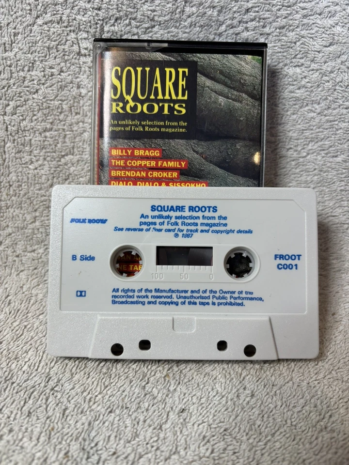 Various Folk Roots Square Roots - Cassette FROOT C001 1987 - June Tabor…… VGC - Изображение 3 из 4