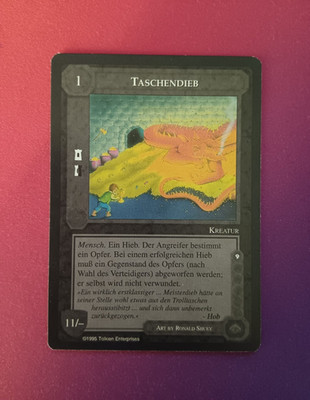 1x Taschendieb - Queen Games - Herr der Ringe MECCG - Deutsch - Good
