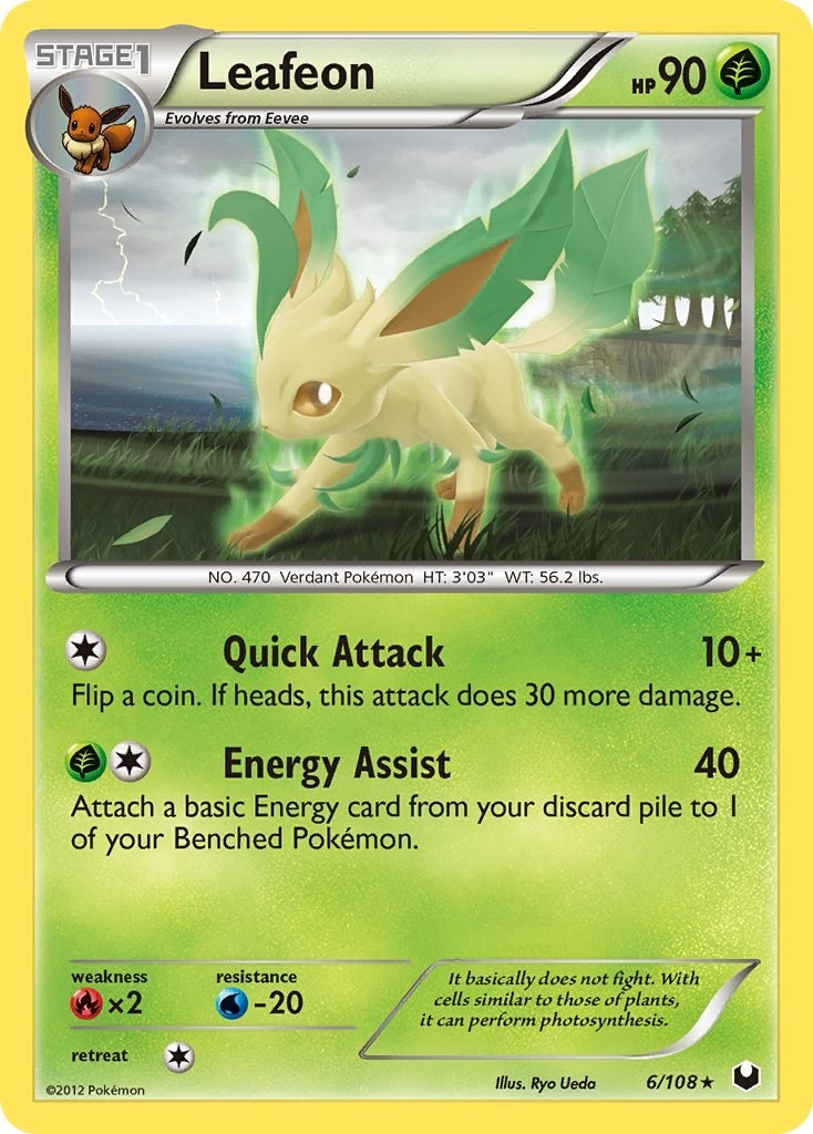 Leafeon - 6/108 - LP - Dark Explorers