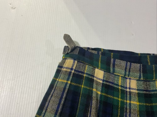 Vintage 70er Jahre Clan Laird Pure Wool Kilt Made In Scotland kariert - Bild 4 von 10
