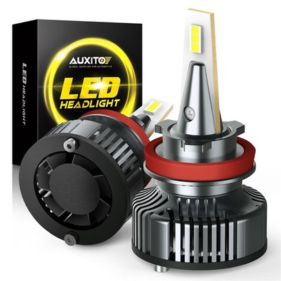 AUXITO H8 H11 Headlight LED Kit Beam Low CANBUS Free Error 16000LM High Power