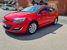 Vauxhall Astra J MK6 2.0 Diesel 2013 Red Low Miles Service History