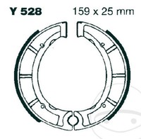 EBC Bremsbacken Mit Federn FüR Yamaha DT XT YZ YFM 250 400 465 500