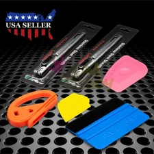 Elite Vehicle Wrap Vinyl Tools Kit Scratch free Squeegee Razor Gloves 14