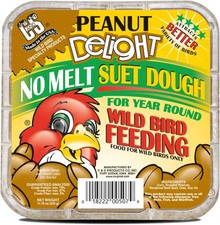 C S Peanut Delight No Melt Suet Dough 11.75 Ounces 8 Pack..