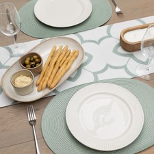 d-c-fix Sage Green 44 x 29cm Oval Weave Placemats